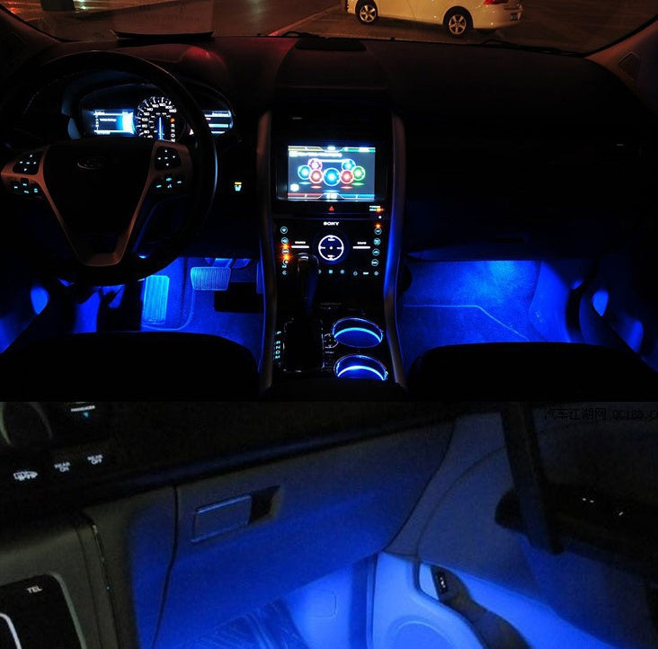 Car interior atmosphere lights