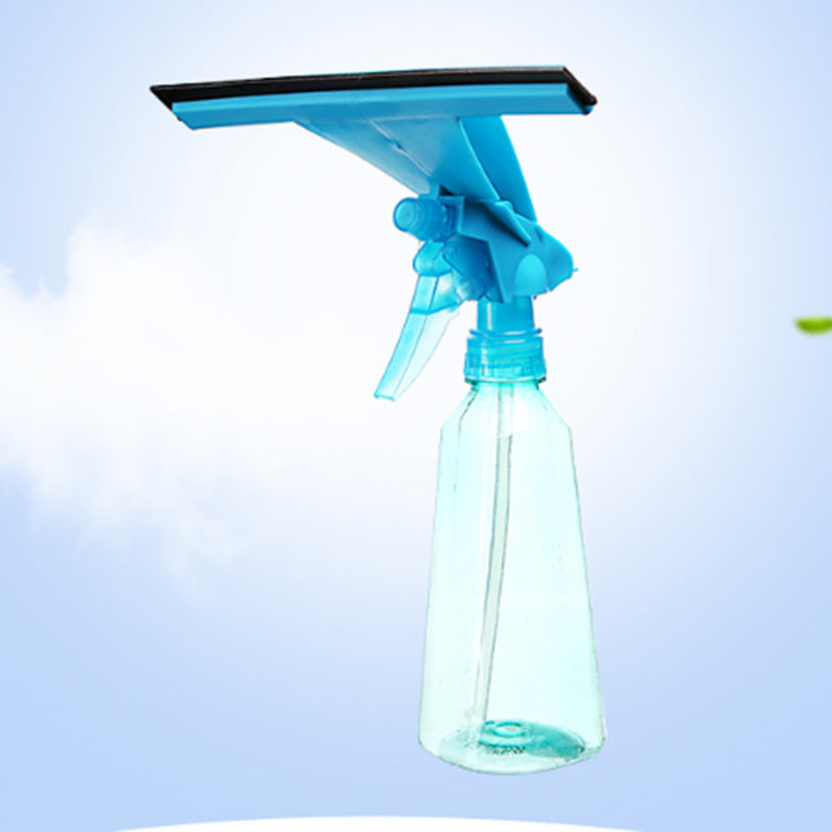 Glass Cleaning Brush with Water Spray
