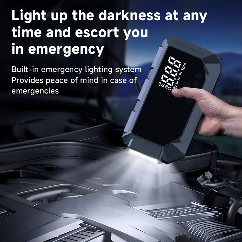 Car Battery Starter With Air Compressor 12V Car Battery