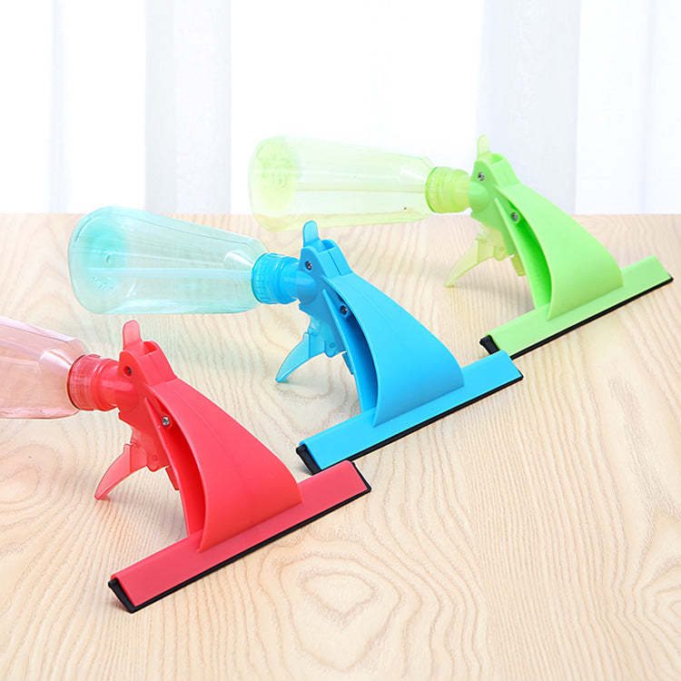 Glass Cleaning Brush with Water Spray