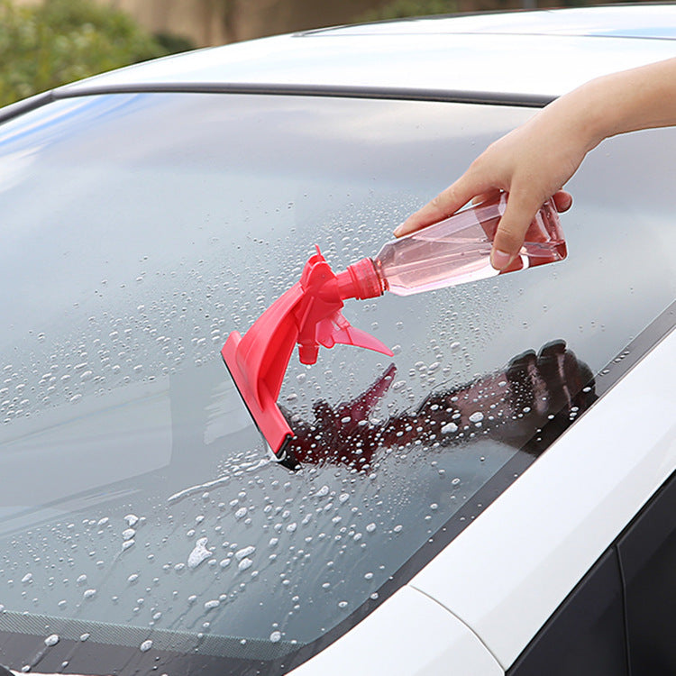 Glass Cleaning Brush with Water Spray