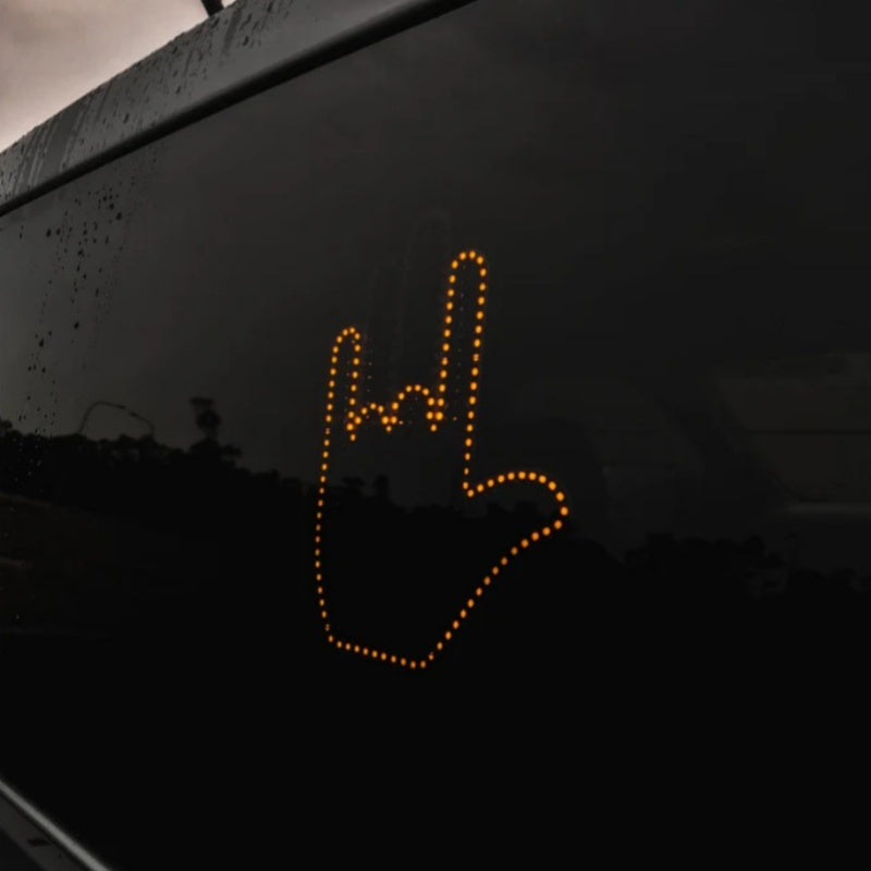 Illuminated Gesture Car Finger Light