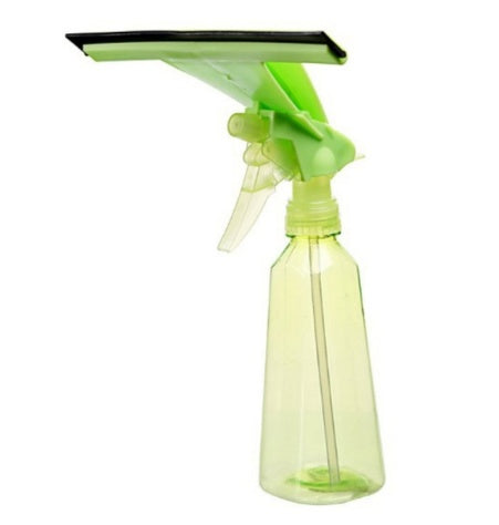 Glass Cleaning Brush with Water Spray