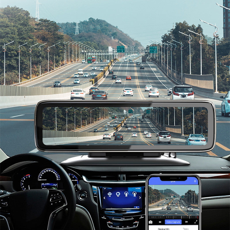 Intelligent Panoramic Positioning Driving Recorder