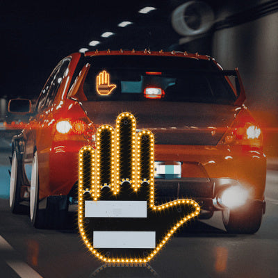 Illuminated Gesture Car Finger Light